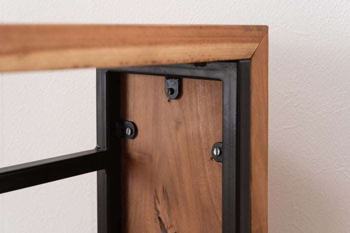 コンソール ブラウン W60×D18.5×H80.5  azu-jw-305の画像