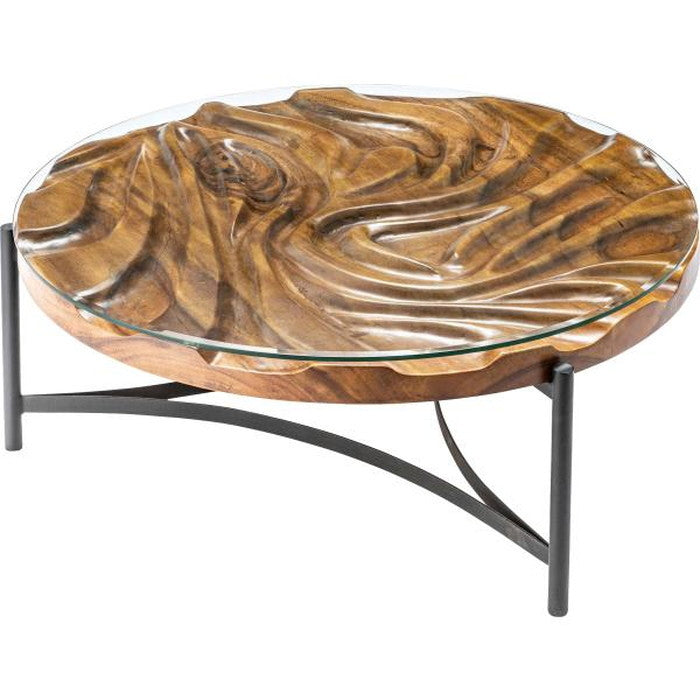 ラウンドテーブル ブラウン φ90×H36  azu-jw-638の画像