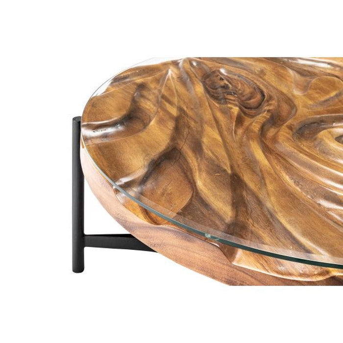 ラウンドテーブル ブラウン φ90×H36  azu-jw-638の画像