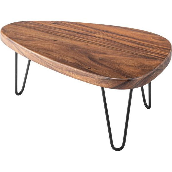 センターテーブル ブラウン W80×D55×H30  azu-jw-640の画像