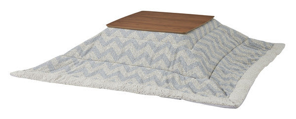 薄掛 コタツ布団 こたつ 正方形 グレー W190×D190  azu-kk-131の画像