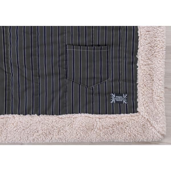 薄掛 コタツ布団 こたつ 長方形 グレー ネイビー W190×D230  azu-kk-140の画像