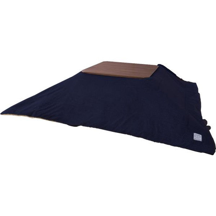 薄掛 コタツ布団 こたつ 正方形 グレー ネイビー W190×D190 こたつ こたつ布団 コタツふとん こたつふとん 癒し 保温正方形 サイズ約190?190 シンプル おしゃれ ヘリンボーン柄 モダン カジュアル 西海岸 ヴィンテージ ナチュラル 北欧 和室 薄掛け フリース なめらかな肌触り azu-kk-163の画像