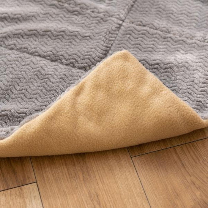 薄掛 コタツ布団 こたつ 正方形 グレー ネイビー W190×D190 こたつ こたつ布団 コタツふとん こたつふとん 癒し 保温正方形 サイズ約190?190 シンプル おしゃれ ヘリンボーン柄 モダン カジュアル 西海岸 ヴィンテージ ナチュラル 北欧 和室 薄掛け フリース なめらかな肌触り azu-kk-163の画像