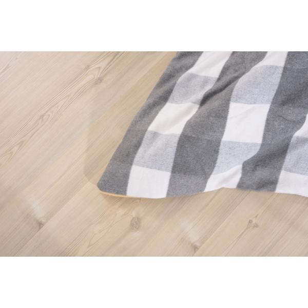 薄掛 コタツ布団 こたつ 正方形 ブルー グレー W190×D190  azu-kk-165の画像