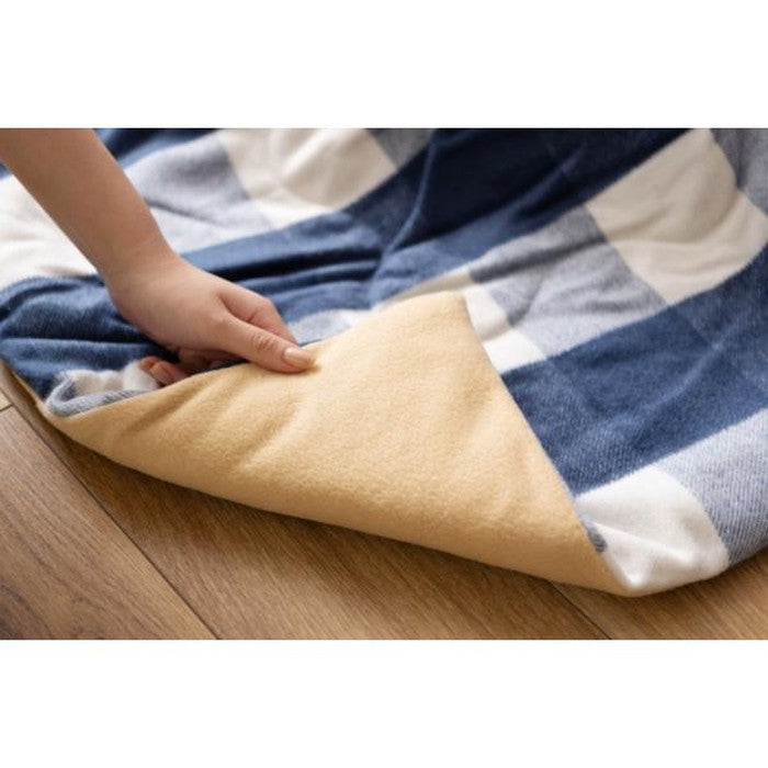 薄掛 コタツ布団 こたつ 長方形 ブルー W190×D230  azu-kk-166の画像