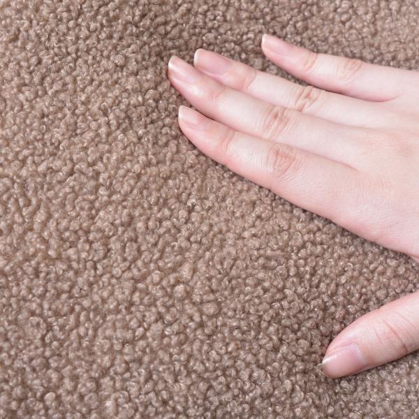 こたつ布団 長方形 チャコールブラウン カーキ W190×D230 こたつ布団 長方形 190×230 防寒 シンプル おしゃれ もこもこ ふわふわ かわいい 120×80対応 ブラウン カーキ azu-kk-170の画像