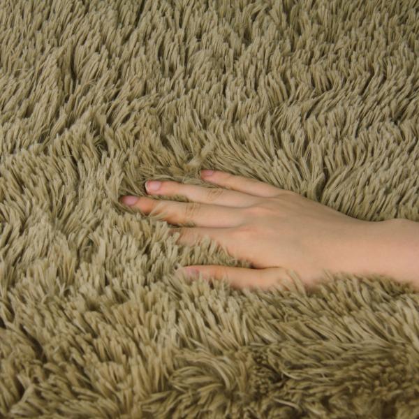 省スペース コタツ掛布団 正方形 ベージュ ブラウン W185×D185  azu-kk-575の画像