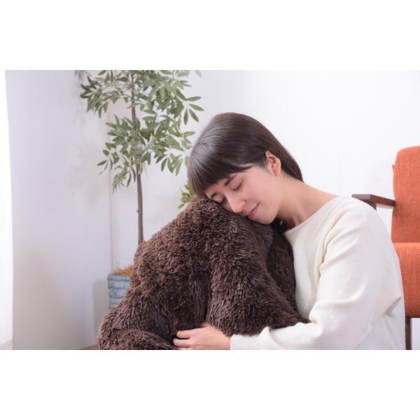 省スペース コタツ掛布団 正方形 ベージュ ブラウン W185×D185  azu-kk-575の画像