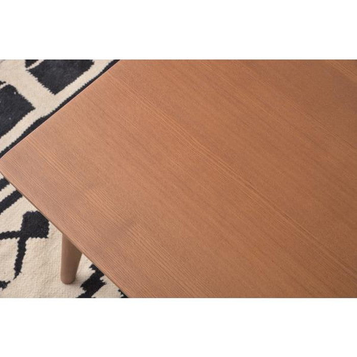 カラメリ センターテーブル ブラウン ナチュラル W100×D50×H40 テーブル ローテーブル リビングテーブル かわいい 北欧 おしゃれ センターテーブル パソコンデスク シンプル 木製 天然木 ウッド 幅100センチ 1人暮らし カジュアル ブラウン azu-krm-100の画像