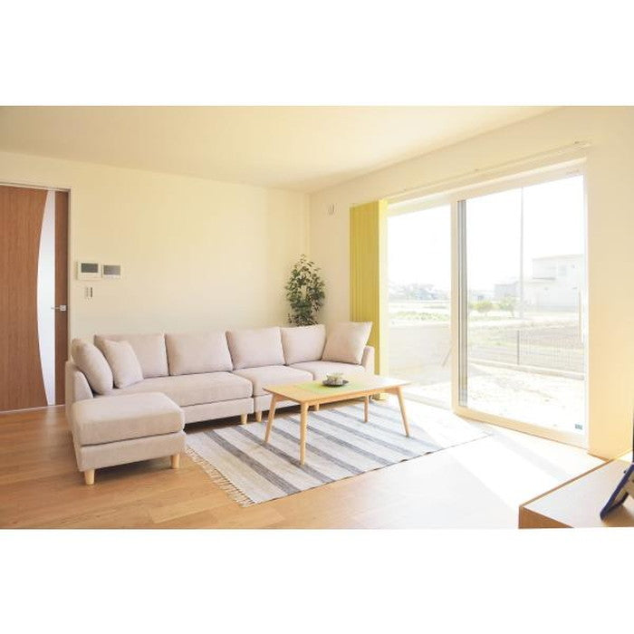 カラメリ センターテーブル ブラウン ナチュラル W100×D50×H40 テーブル ローテーブル リビングテーブル かわいい 北欧 おしゃれ センターテーブル パソコンデスク シンプル 木製 天然木 ウッド 幅100センチ 1人暮らし カジュアル ブラウン azu-krm-100の画像