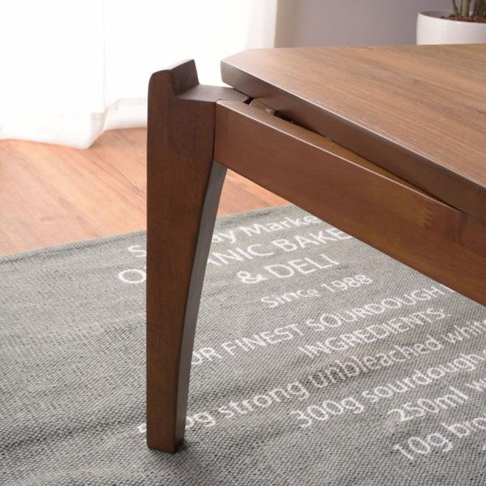 こたつ 炬燵 コタツテーブル ブラウン W105×D75×H38  azu-kt-108の画像