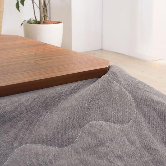 こたつ 炬燵 コタツテーブル ブラウン W105×D75×H38  azu-kt-108の画像