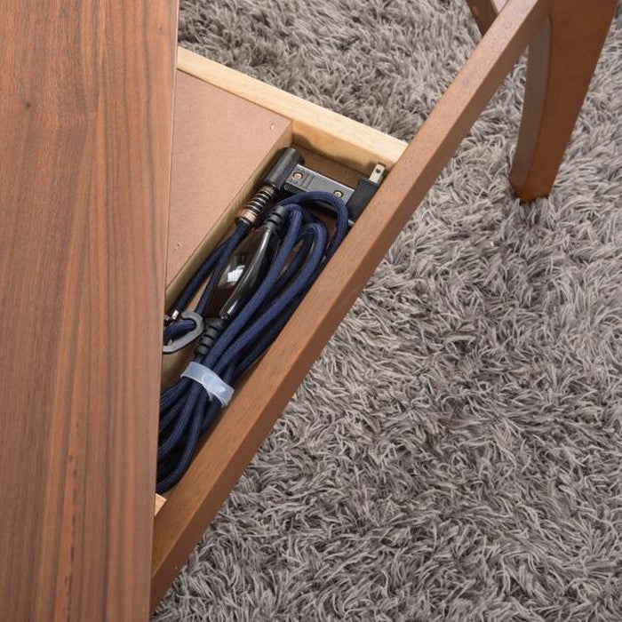 こたつ 炬燵 コタツテーブル ブラウン W105×D75×H38  azu-kt-108の画像