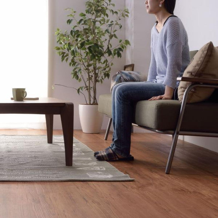 こたつ 炬燵 コタツテーブル ブラウン W105×D75×H38  azu-kt-108の画像