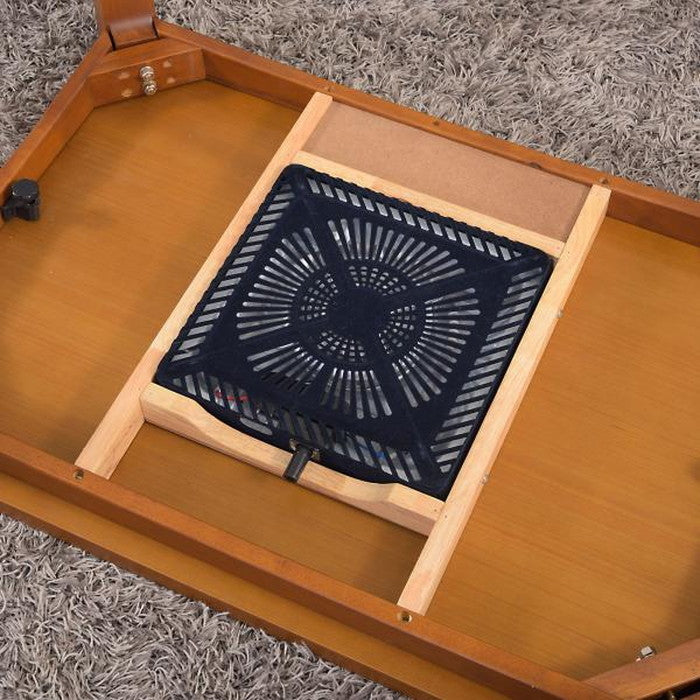 こたつ 炬燵 コタツテーブル ブラウン W90×D60×H38 こたつ 炬燵 ウォルナット 天然木 リビングコタツ センターテーブル 木製品 カフェテーブル こたつ布団ずれない構造 北欧 おしゃれ シンプル モダン 和室 洋室 ひとり暮らし テーブル 幅90センチ azu-kt-109の画像
