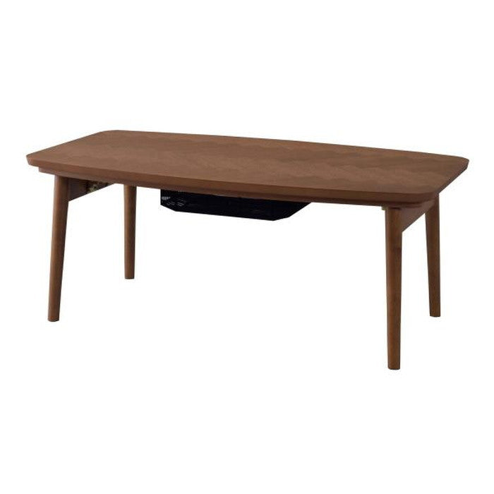 こたつ 炬燵 コタツテーブル ブラウン W90×D50×H36  azu-kt-111の画像