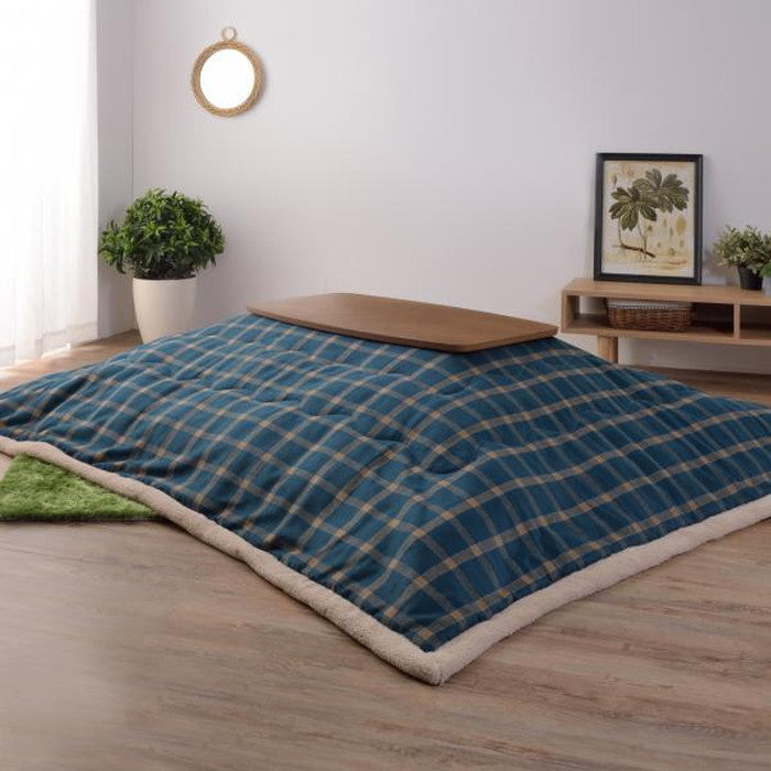 こたつ 炬燵 コタツテーブル ブラウン W90×D50×H36  azu-kt-111の画像