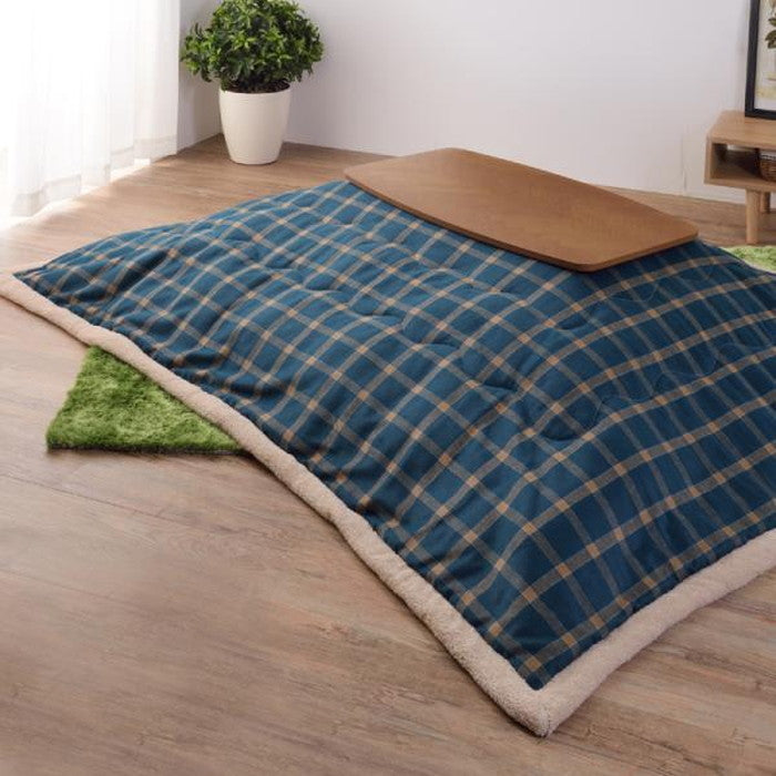 こたつ 炬燵 コタツテーブル ブラウン W90×D50×H36  azu-kt-111の画像