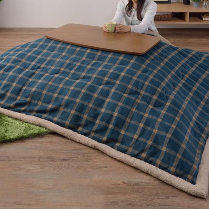 こたつ 炬燵 コタツテーブル ブラウン W90×D50×H36  azu-kt-111の画像