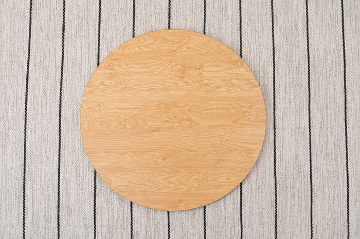 ラウンド コタツ リバーシブル ナチュラル W84.5×D84.5×H40/70(天板Φ80)  azu-kt-119の画像