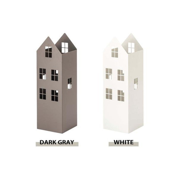 傘立て グレー ホワイト W15.5×D15.5×H49  azu-lfs-185の画像