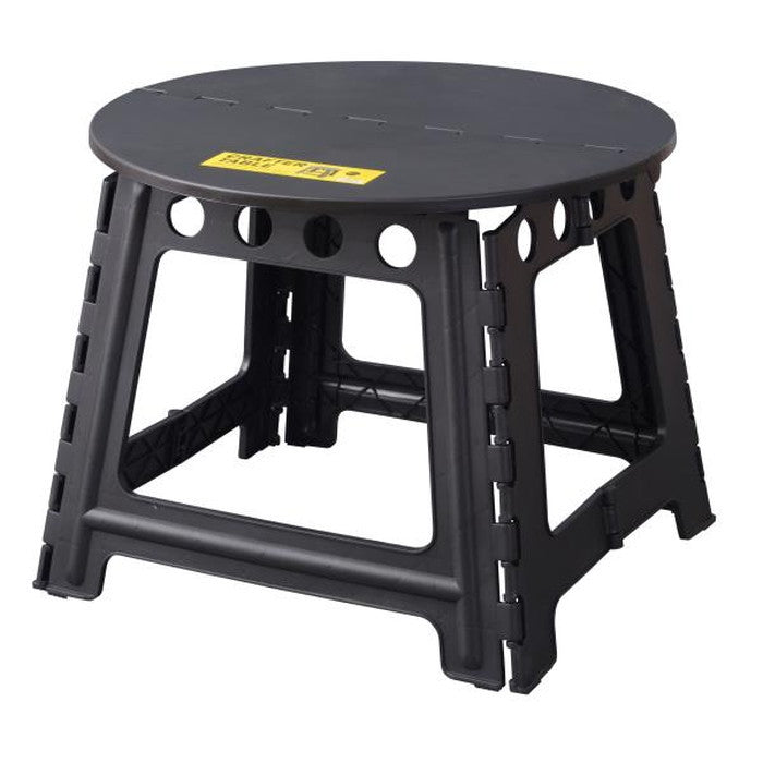 クラフターテーブル サークル ブラック グリーン サンドベージュ W58×D58×H46 クラフターテーブル 机 折りたたみテーブル フォールディングテーブル 円形 円卓 サークル アウトドア 屋外 野外 キャンプ BBQ ポリプロピレン 持ち運び コンパクト サンドベージュ グリーン カーキ ブラック azu-lfs-414の画像