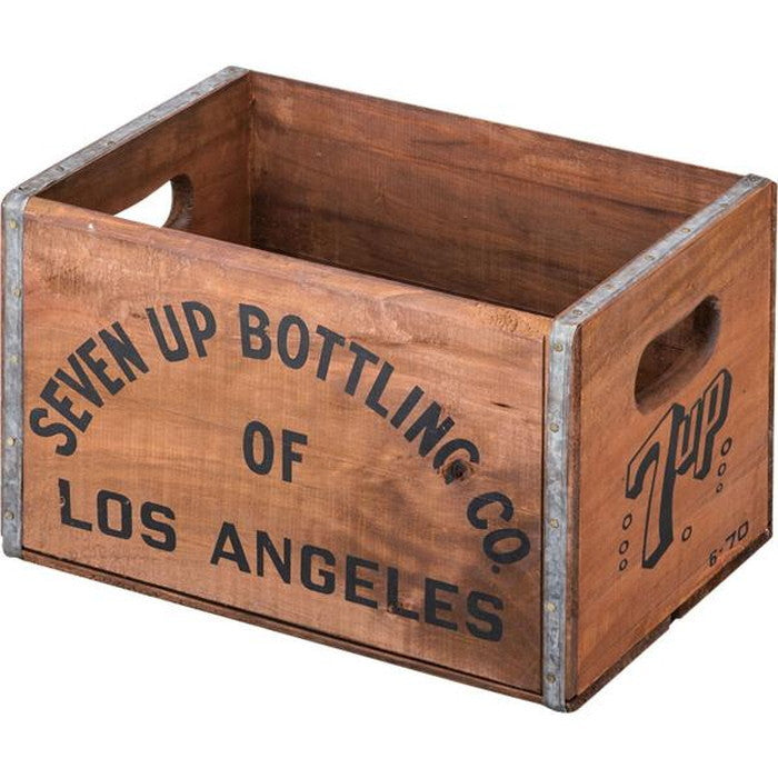 ウッドボックスM ブラウン W40×D27×H22.5  azu-lfs-477の画像