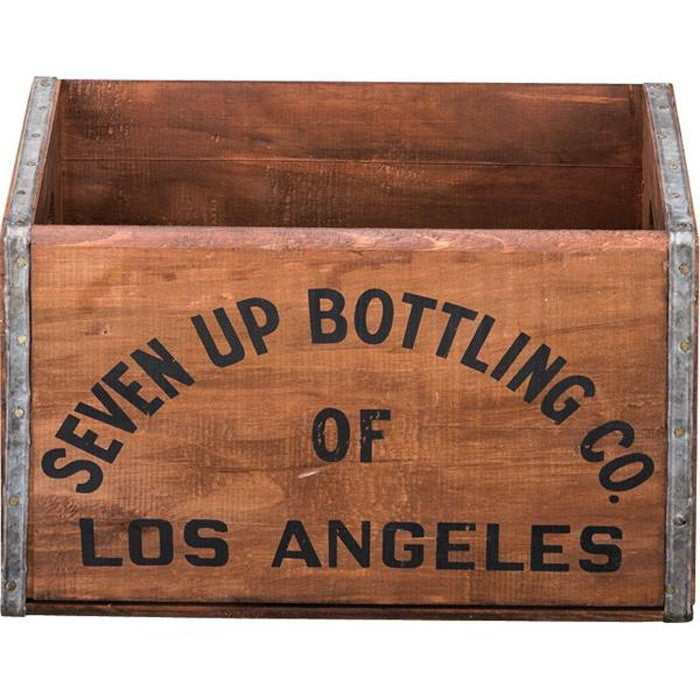 ウッドボックスM ブラウン W40×D27×H22.5  azu-lfs-477の画像