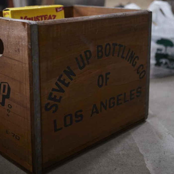 ウッドボックスM ブラウン W40×D27×H22.5  azu-lfs-477の画像