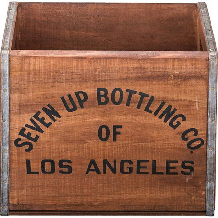 ウッドボックスL ブラウン W40×D30×H32  azu-lfs-478の画像