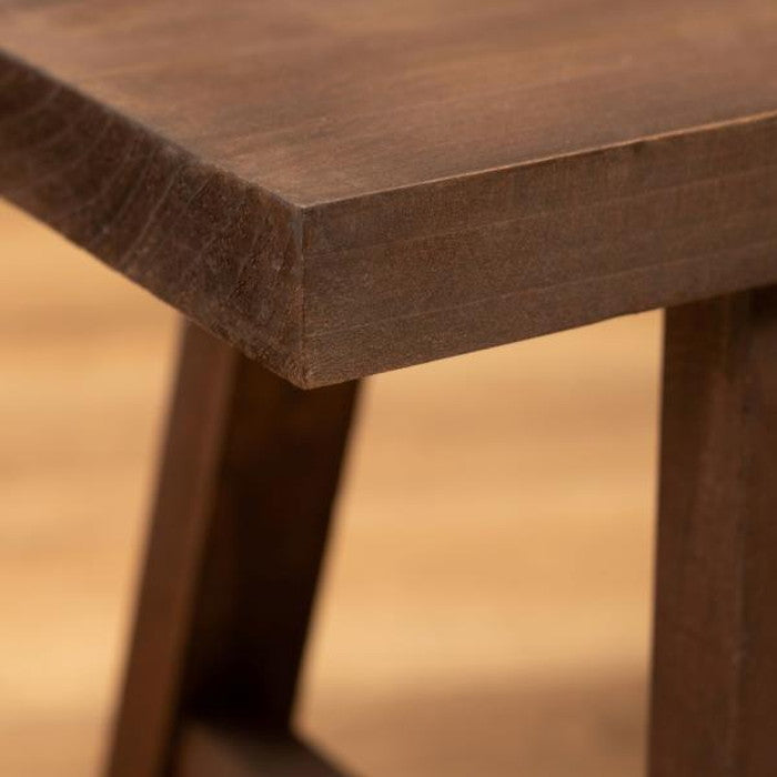 ソーレ スツール ブラウン W33×D30×H44 座面:33×21  azu-lfs-491の画像