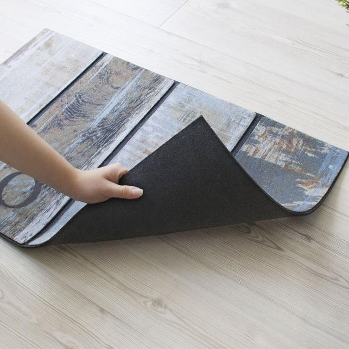 ドアマット 約W76×D46 厚み:7mm 玄関マット ドアマット 水洗い可 モダン 北欧 おしゃれ レトロ ヴィンテージ アンティーク ずれにくい ゴム 滑りにくい 薄い 薄型 室内 敷物 azu-lfs-753の画像