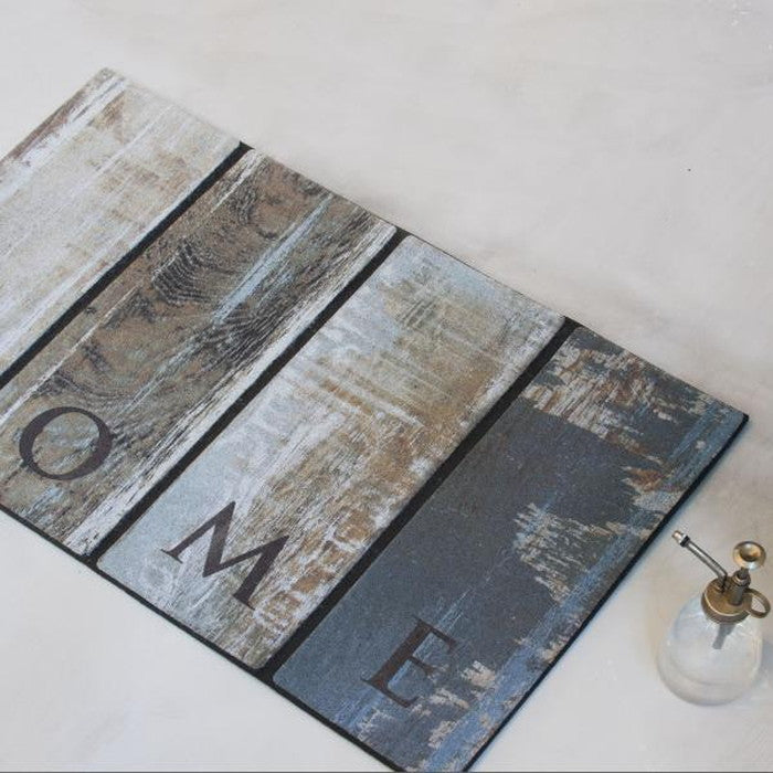 ドアマット 約W76×D46 厚み:7mm 玄関マット ドアマット 水洗い可 モダン 北欧 おしゃれ レトロ ヴィンテージ アンティーク ずれにくい ゴム 滑りにくい 薄い 薄型 室内 敷物 azu-lfs-753の画像