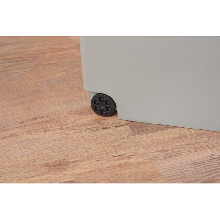 スライド ペール ごみ箱 ゴミ箱 ダストボックス トラッシュ30L ブラウン グリーン ホワイト W24×D37×H53 ゴミ箱 30L ダストボックス 屋外 屋内 キャスター付き ポリプロピレン ごみ箱 分別ゴミ箱 キッチン スライドロック式 スライドペール アースカラー ブラウン グリーン ホワイト azu-lfs-762の画像