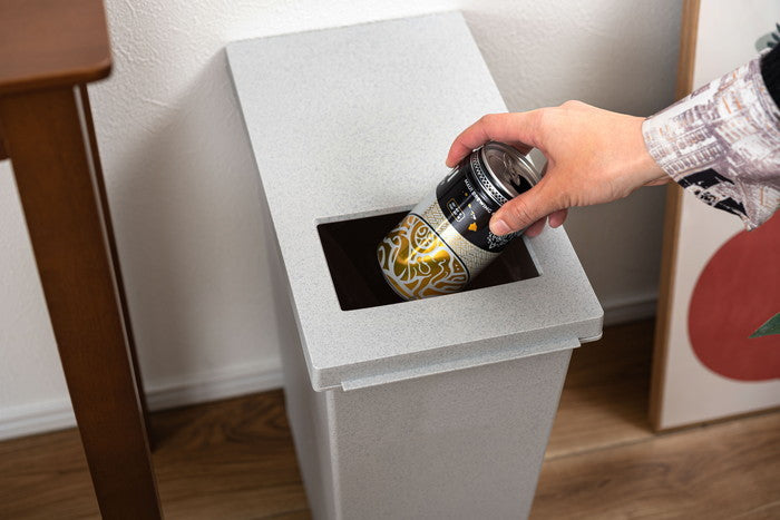 トラッシュカン 20L ブラック グレー W20×D35.5×H45  azu-lfs-860の画像