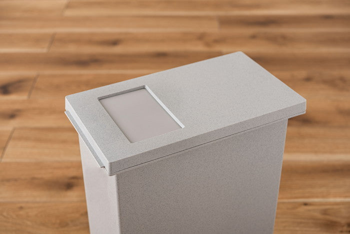 トラッシュカン 20L ブラック グレー W20×D35.5×H45  azu-lfs-860の画像