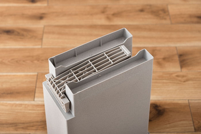 トラッシュカン 20L ブラック グレー W20×D35.5×H45  azu-lfs-860の画像