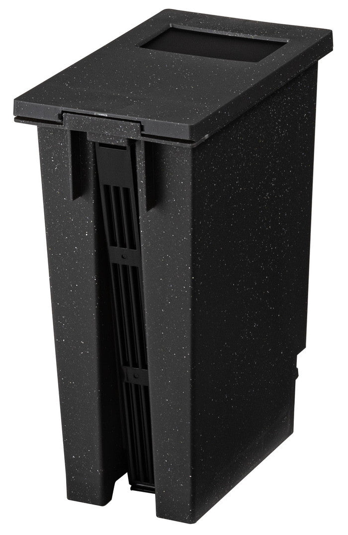 トラッシュカン 20L ブラック グレー W20×D35.5×H45  azu-lfs-860の画像