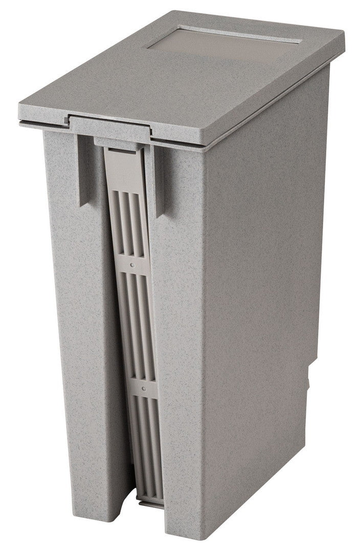 トラッシュカン 20L ブラック グレー W20×D35.5×H45  azu-lfs-860の画像