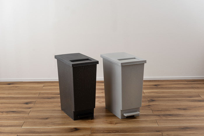 トラッシュカン 45L ブラック グレー W26.5×D45.5×H55.5  azu-lfs-861の画像