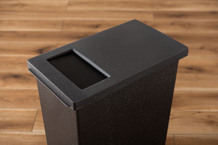 トラッシュカン 45L ブラック グレー W26.5×D45.5×H55.5  azu-lfs-861の画像