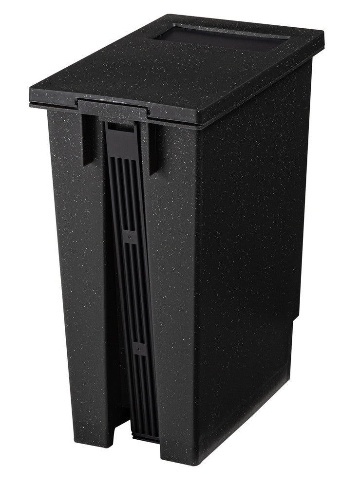 トラッシュカン 45L ブラック グレー W26.5×D45.5×H55.5  azu-lfs-861の画像