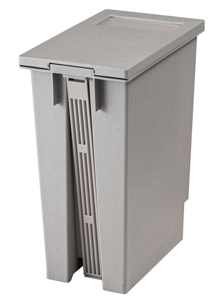 トラッシュカン 45L ブラック グレー W26.5×D45.5×H55.5  azu-lfs-861の画像