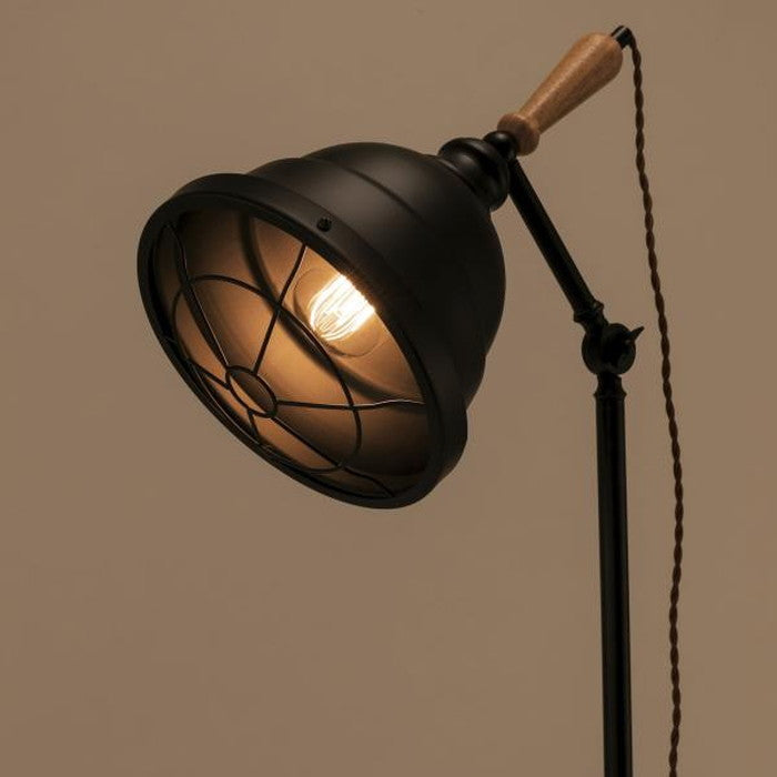 スタンドライト 照明 ブラック W40-41×D28×H110-186 コード長:4m  azu-lht-740の画像