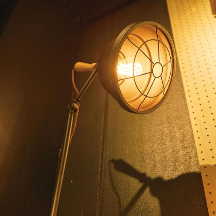 スタンドライト 照明 ブラック W40-41×D28×H110-186 コード長:4m  azu-lht-740の画像