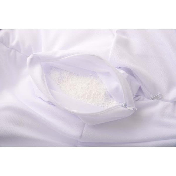 ビーズクッション グレー オレンジ W135×D120×H22 ビースクッション クッション ビーズ マイクロビーズ 取っ手付き 座椅子 ソファ 簡易ベッド フィット感 座る 寝る かわいい 1人暮らし リビング 大きい カラフル オレンジ グレー azu-lss-802の画像