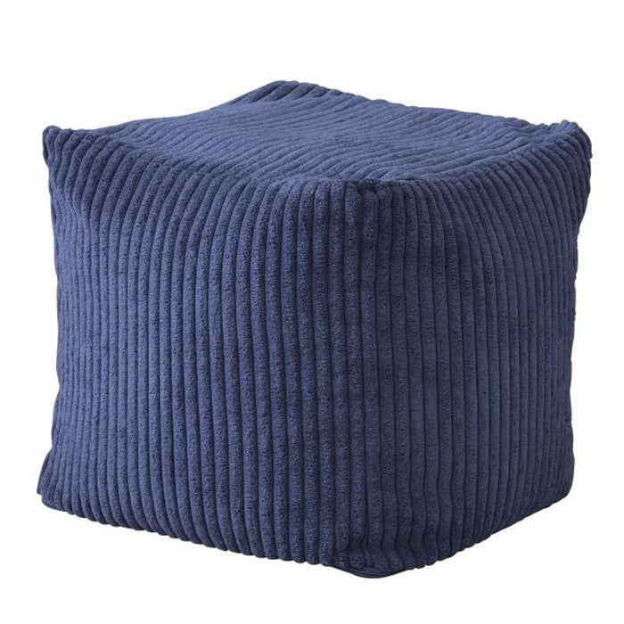 ミニビーズクッション ベージュ グレー ネイビー ホワイト W30×D30×H30 クッション ビーズクッション ミニビーズクッション コーデュロイ キューブ型 四角 カバーロング ダブルファスナー マイクロビーズ 持ち運び 軽い コンパクト シンプル ナチュラル ベージュ グレー ネイビー azu-lss-804の画像