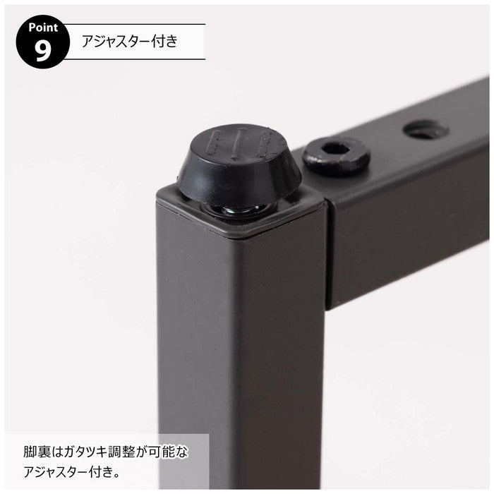 ネストテーブル ダークグレー Sサイズ:W44×D44×H28/Lサイズ:W50×D50×H32.5cm  azu-mip-15の画像