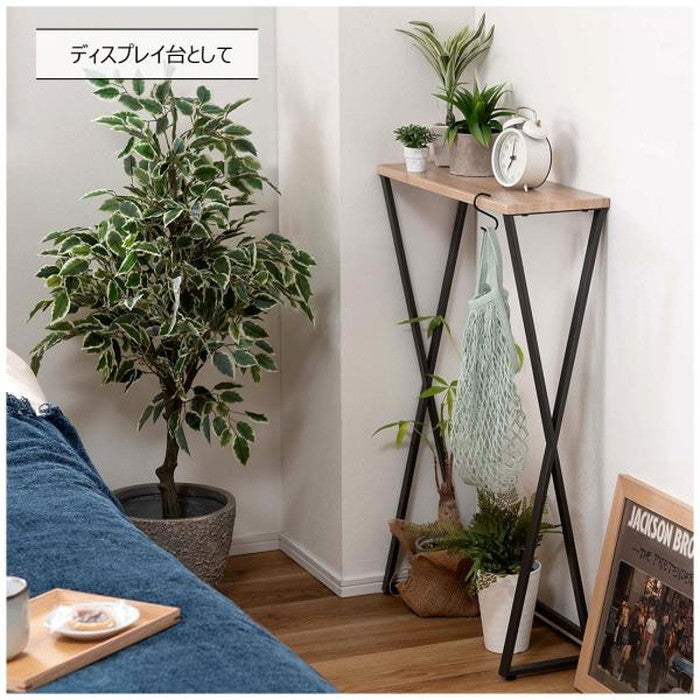 コンソール ダークグレー ホワイト W51×D19×H81  azu-mip-16の画像